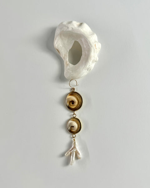 Shell Drop Earrings