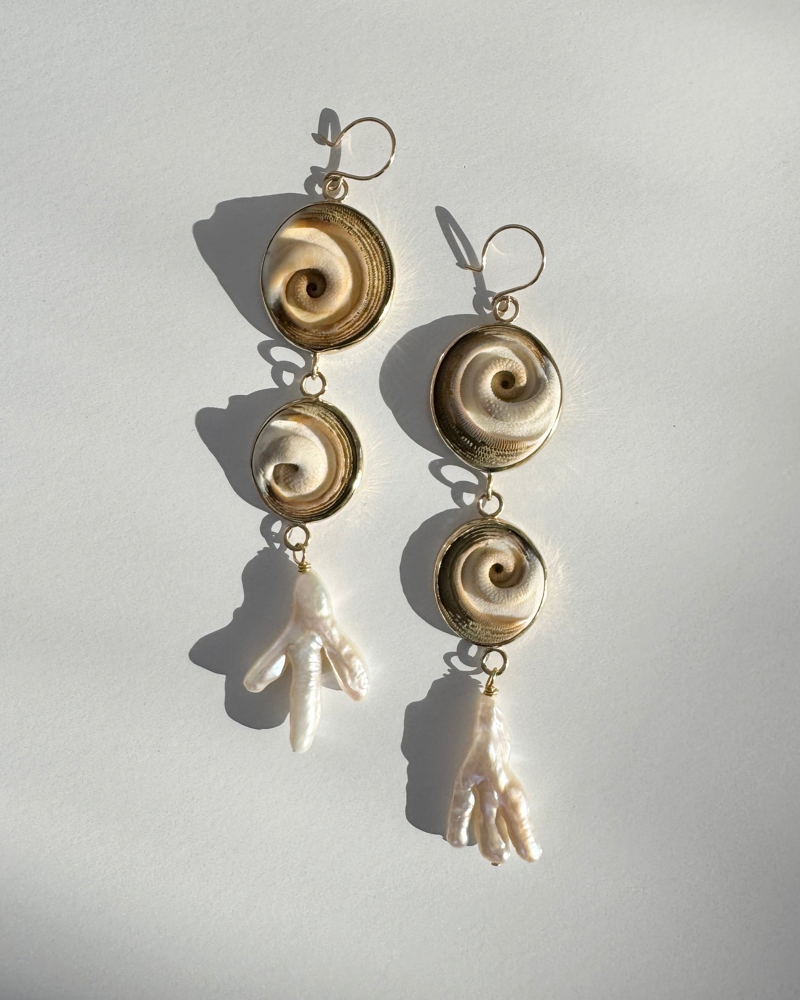 Shell Drop Earrings