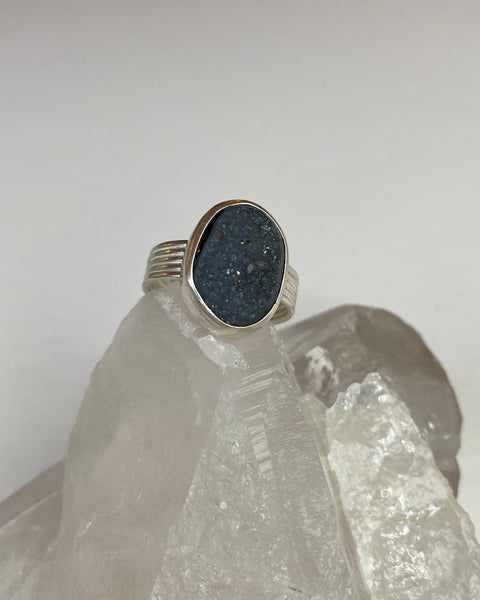 Abstract Druzy Ring