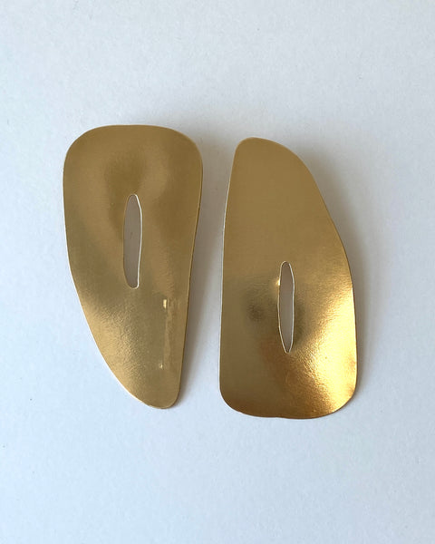 Asymmetrical Sculpture Earrings
