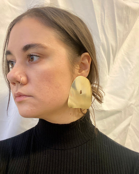 Chunky Sculpture Earrings
