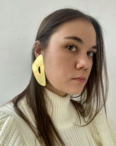 Asymmetrical Sculpture Earrings