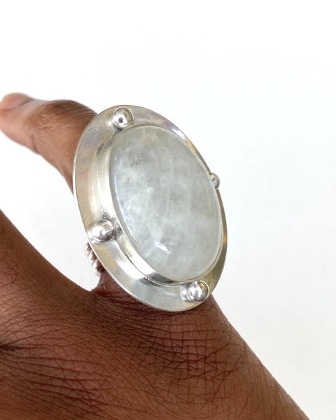 Moonstone Statement Ring